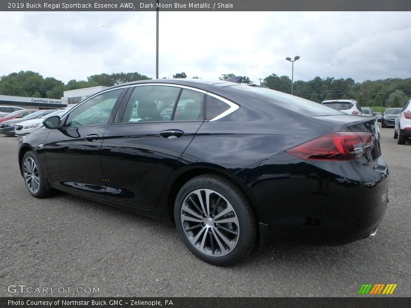 Dark Moon Blue Metallic / Shale 2019 Buick Regal Sportback Essence AWD