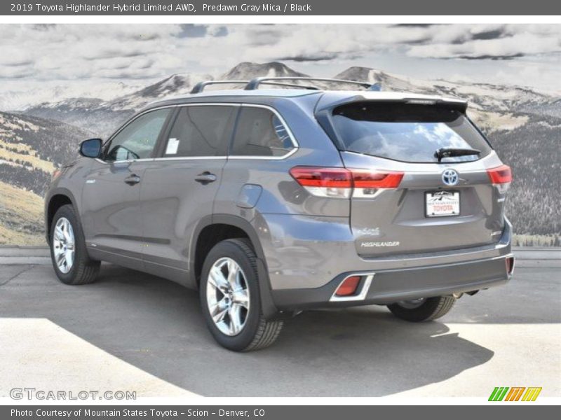 Predawn Gray Mica / Black 2019 Toyota Highlander Hybrid Limited AWD
