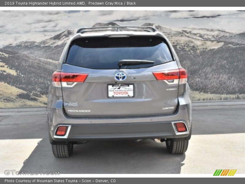 Predawn Gray Mica / Black 2019 Toyota Highlander Hybrid Limited AWD