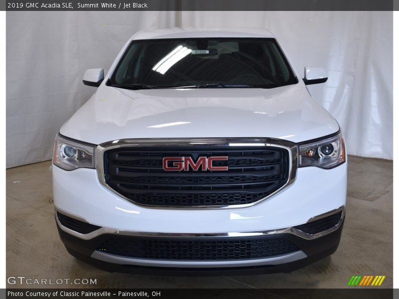 Summit White / Jet Black 2019 GMC Acadia SLE