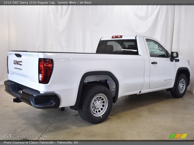 Summit White / Jet Black 2019 GMC Sierra 1500 Regular Cab