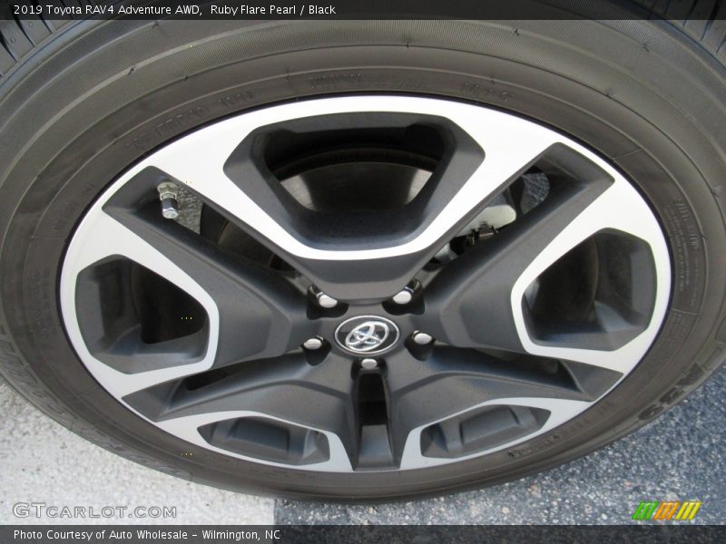 Ruby Flare Pearl / Black 2019 Toyota RAV4 Adventure AWD