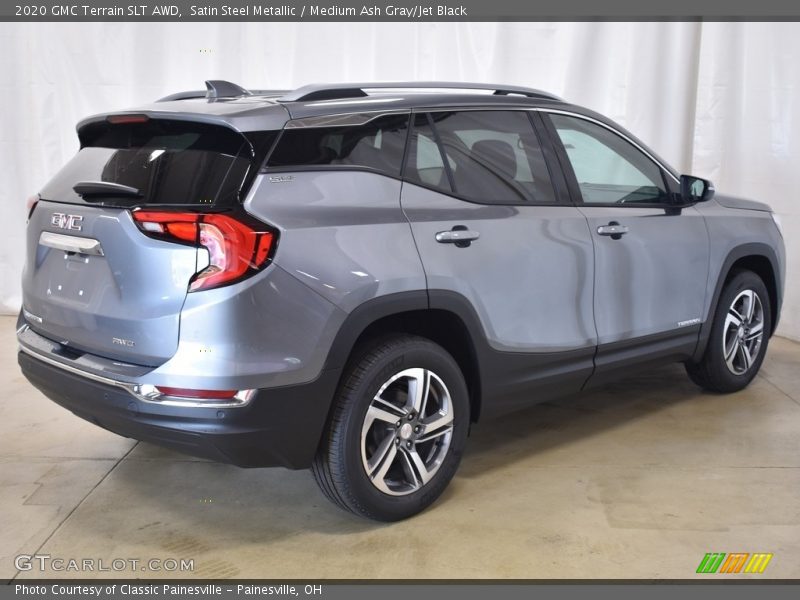 Satin Steel Metallic / Medium Ash Gray/Jet Black 2020 GMC Terrain SLT AWD
