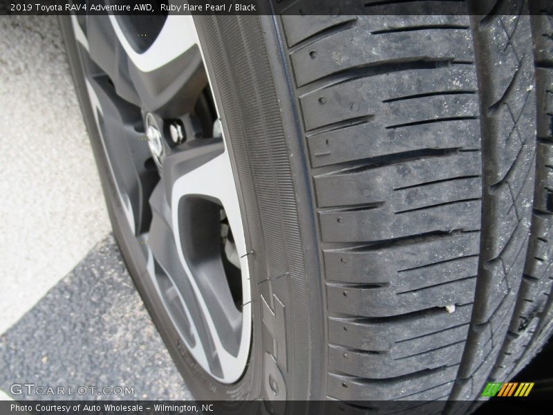 Ruby Flare Pearl / Black 2019 Toyota RAV4 Adventure AWD
