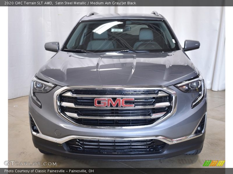 Satin Steel Metallic / Medium Ash Gray/Jet Black 2020 GMC Terrain SLT AWD
