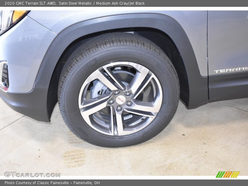 Satin Steel Metallic / Medium Ash Gray/Jet Black 2020 GMC Terrain SLT AWD