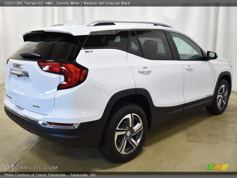 Summit White / Medium Ash Gray/Jet Black 2020 GMC Terrain SLT AWD