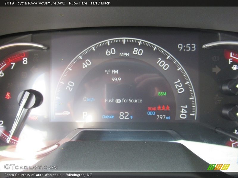 Ruby Flare Pearl / Black 2019 Toyota RAV4 Adventure AWD