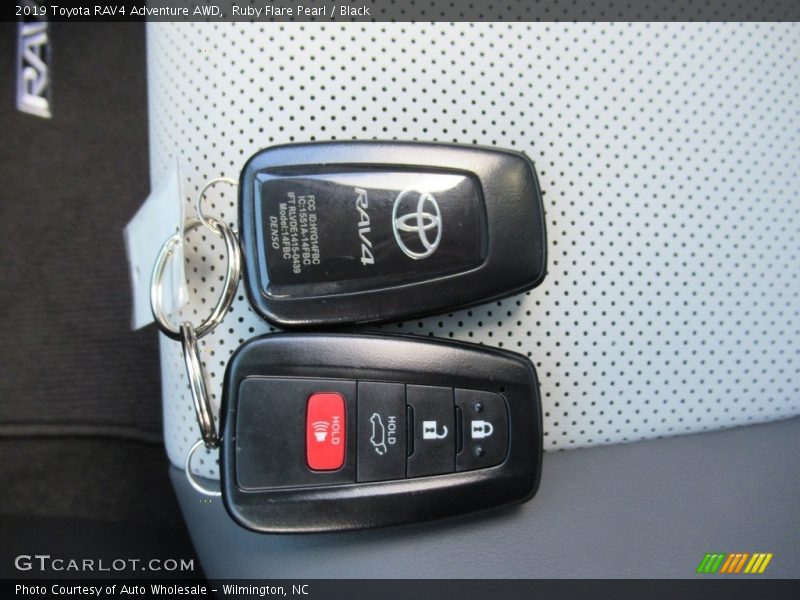 Ruby Flare Pearl / Black 2019 Toyota RAV4 Adventure AWD