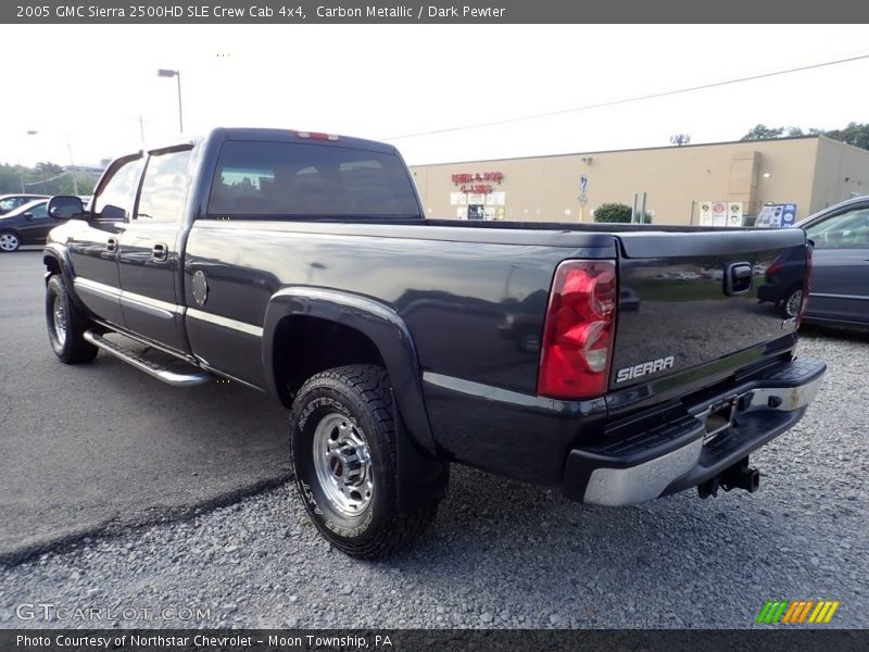 Carbon Metallic / Dark Pewter 2005 GMC Sierra 2500HD SLE Crew Cab 4x4