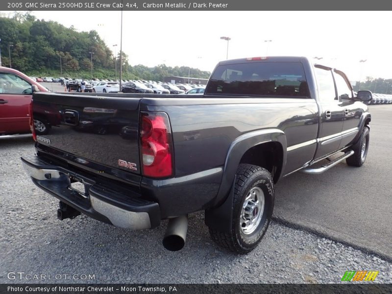 Carbon Metallic / Dark Pewter 2005 GMC Sierra 2500HD SLE Crew Cab 4x4