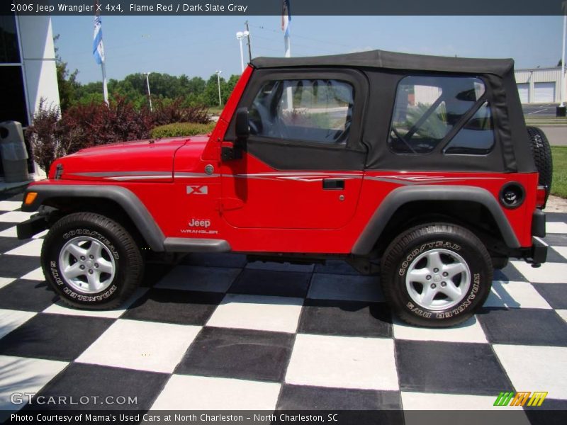 Flame Red / Dark Slate Gray 2006 Jeep Wrangler X 4x4
