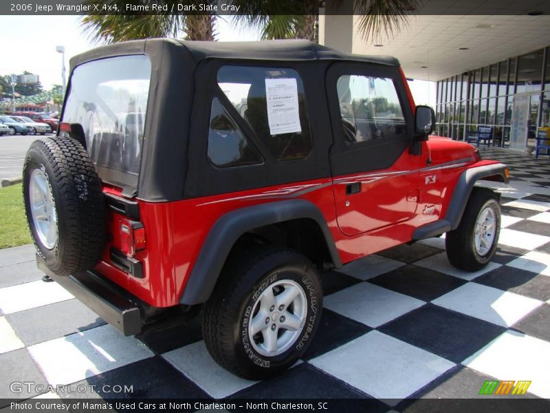 Flame Red / Dark Slate Gray 2006 Jeep Wrangler X 4x4
