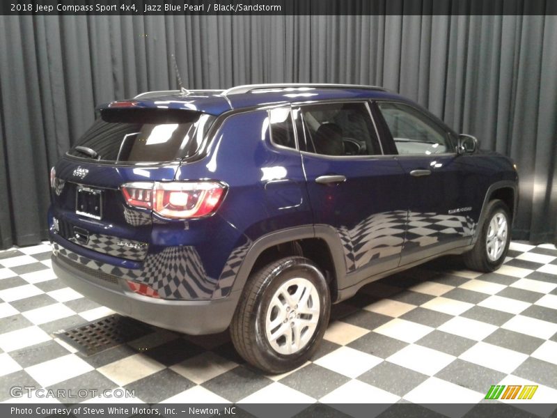 Jazz Blue Pearl / Black/Sandstorm 2018 Jeep Compass Sport 4x4