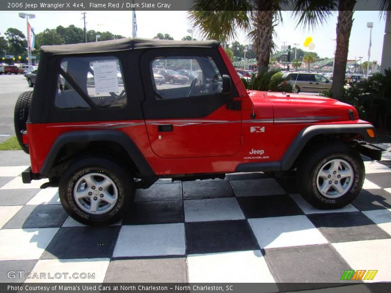 Flame Red / Dark Slate Gray 2006 Jeep Wrangler X 4x4