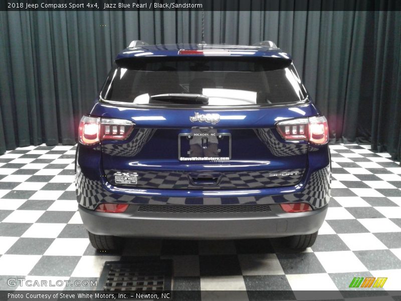Jazz Blue Pearl / Black/Sandstorm 2018 Jeep Compass Sport 4x4