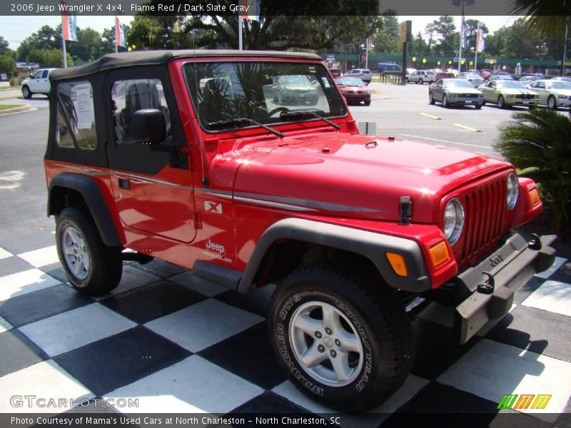 Flame Red / Dark Slate Gray 2006 Jeep Wrangler X 4x4