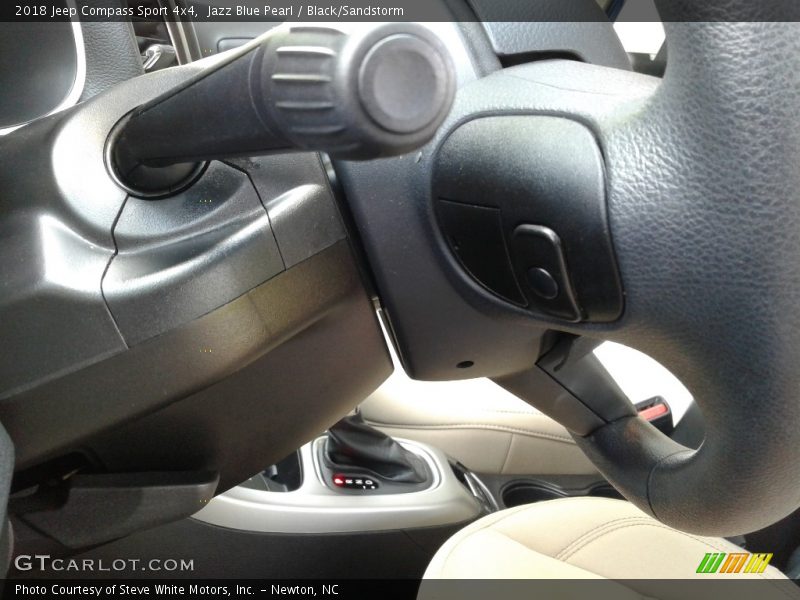 Jazz Blue Pearl / Black/Sandstorm 2018 Jeep Compass Sport 4x4