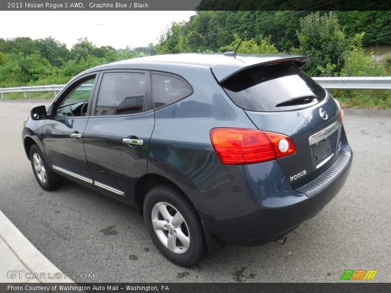 Graphite Blue / Black 2013 Nissan Rogue S AWD