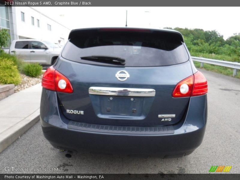 Graphite Blue / Black 2013 Nissan Rogue S AWD