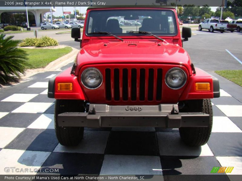 Flame Red / Dark Slate Gray 2006 Jeep Wrangler X 4x4