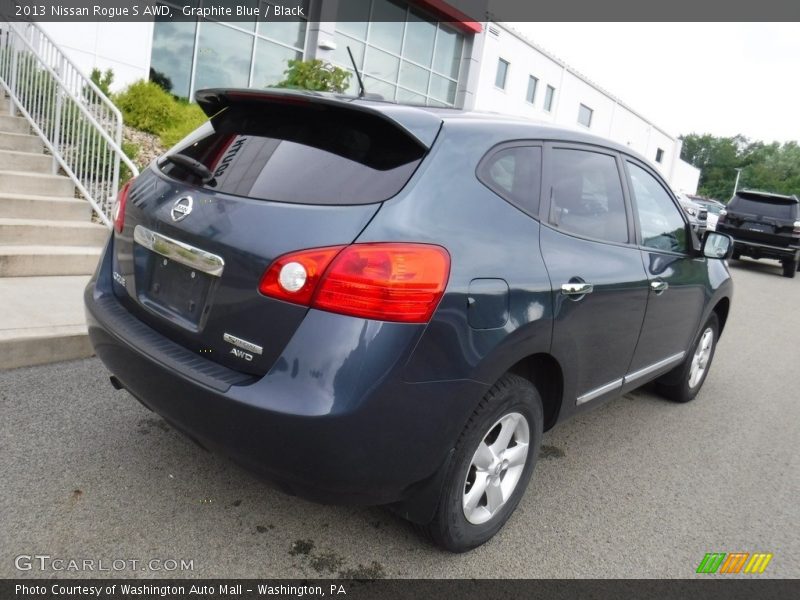 Graphite Blue / Black 2013 Nissan Rogue S AWD