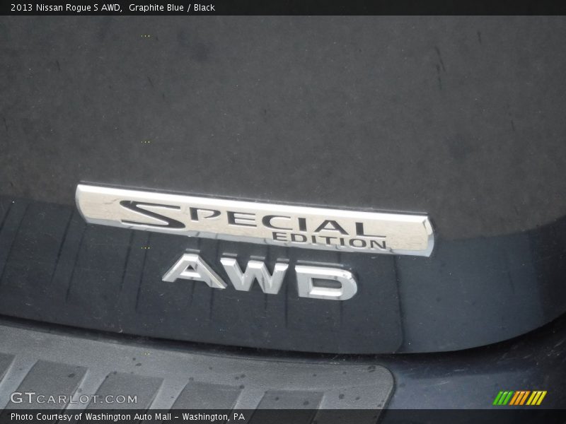 Graphite Blue / Black 2013 Nissan Rogue S AWD