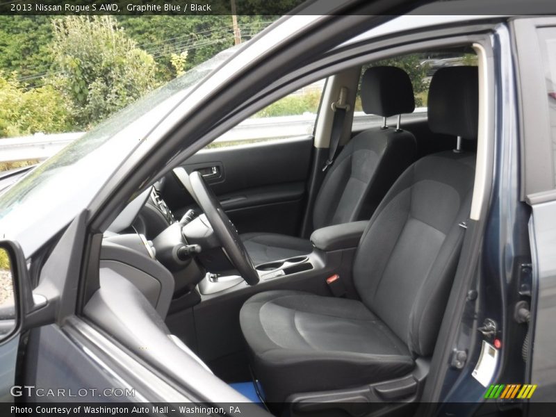 Graphite Blue / Black 2013 Nissan Rogue S AWD