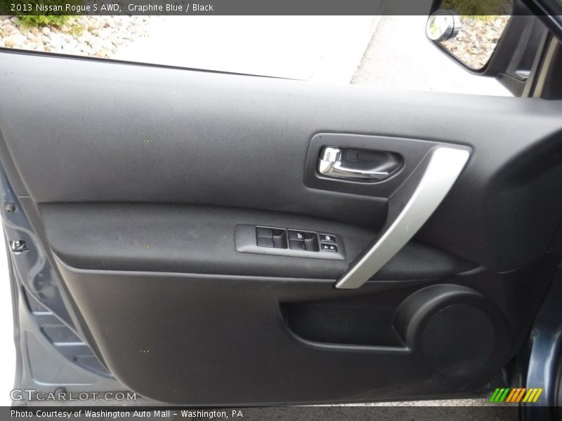 Graphite Blue / Black 2013 Nissan Rogue S AWD