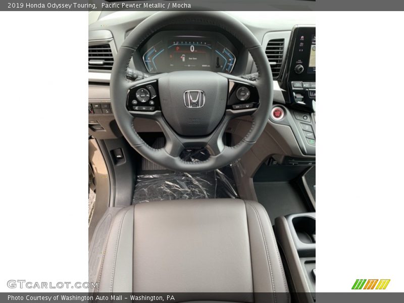 Pacific Pewter Metallic / Mocha 2019 Honda Odyssey Touring