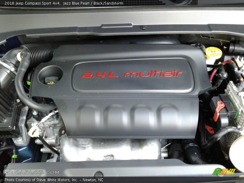 Jazz Blue Pearl / Black/Sandstorm 2018 Jeep Compass Sport 4x4