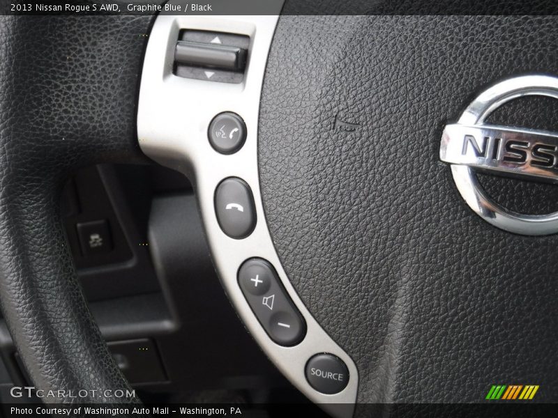 Graphite Blue / Black 2013 Nissan Rogue S AWD