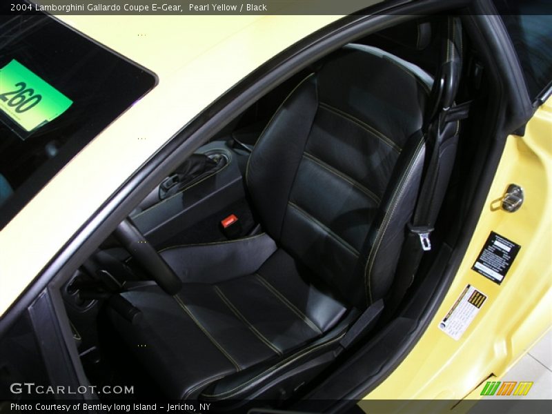 Pearl Yellow / Black 2004 Lamborghini Gallardo Coupe E-Gear