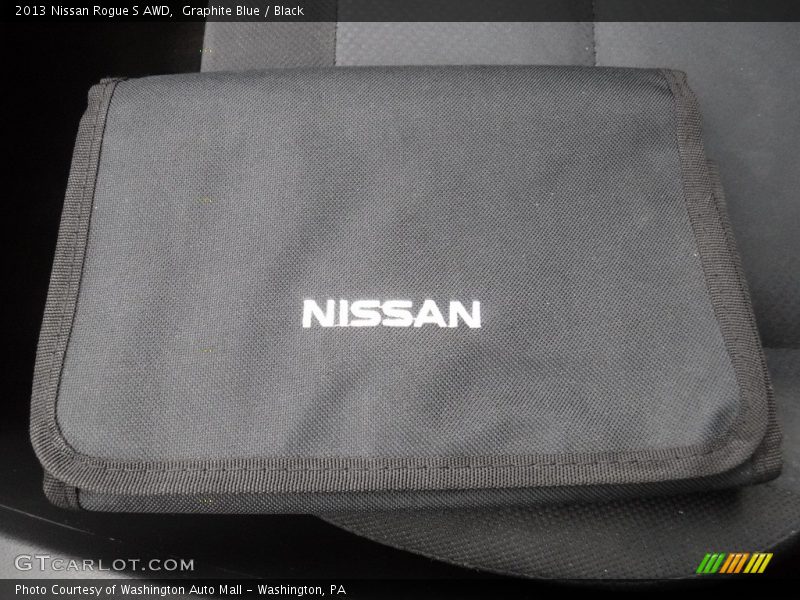 Graphite Blue / Black 2013 Nissan Rogue S AWD