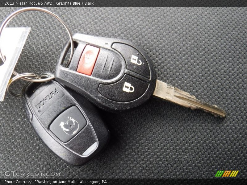 Graphite Blue / Black 2013 Nissan Rogue S AWD