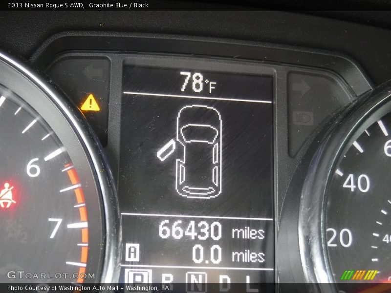 Graphite Blue / Black 2013 Nissan Rogue S AWD