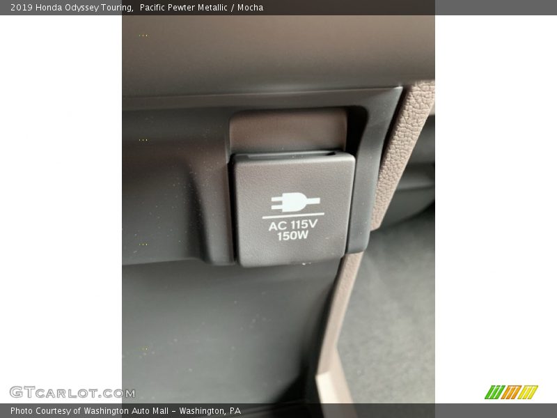 Pacific Pewter Metallic / Mocha 2019 Honda Odyssey Touring