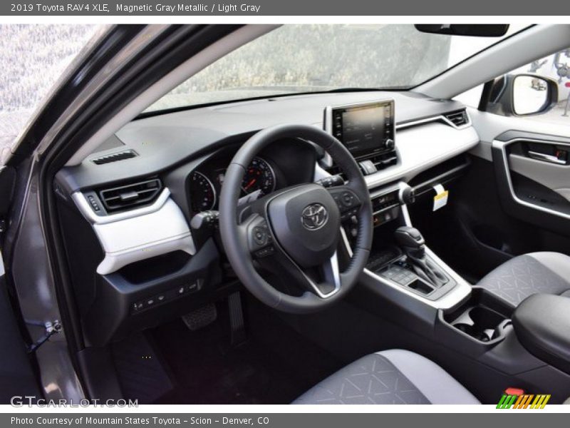 Magnetic Gray Metallic / Light Gray 2019 Toyota RAV4 XLE