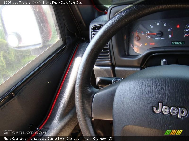 Flame Red / Dark Slate Gray 2006 Jeep Wrangler X 4x4