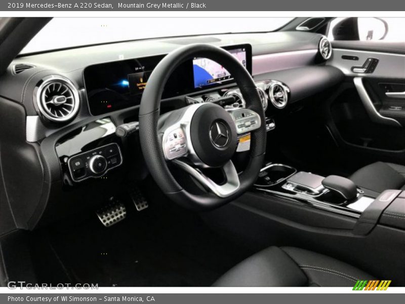 Mountain Grey Metallic / Black 2019 Mercedes-Benz A 220 Sedan