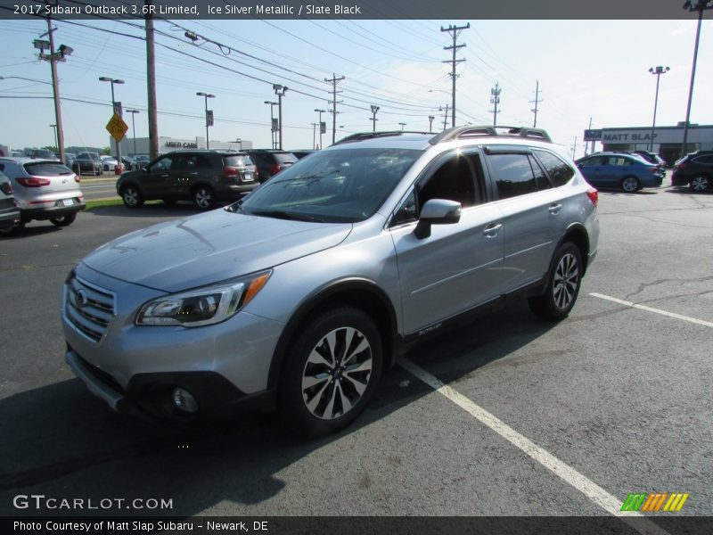 Ice Silver Metallic / Slate Black 2017 Subaru Outback 3.6R Limited