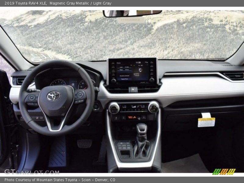 Magnetic Gray Metallic / Light Gray 2019 Toyota RAV4 XLE