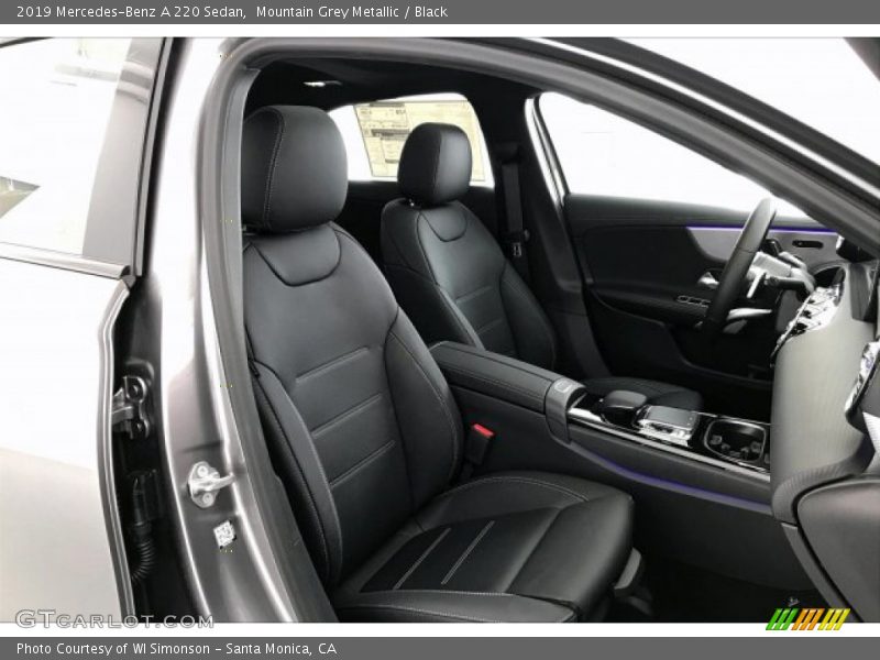 Mountain Grey Metallic / Black 2019 Mercedes-Benz A 220 Sedan