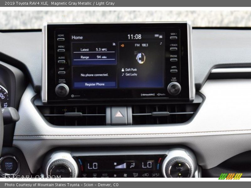 Magnetic Gray Metallic / Light Gray 2019 Toyota RAV4 XLE