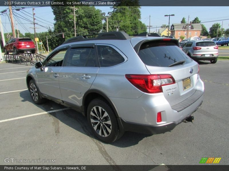 Ice Silver Metallic / Slate Black 2017 Subaru Outback 3.6R Limited