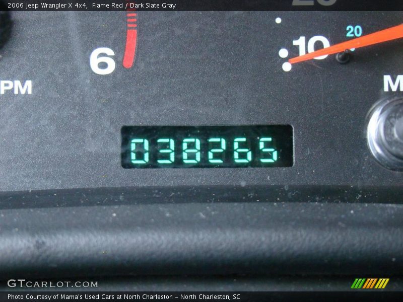 Flame Red / Dark Slate Gray 2006 Jeep Wrangler X 4x4