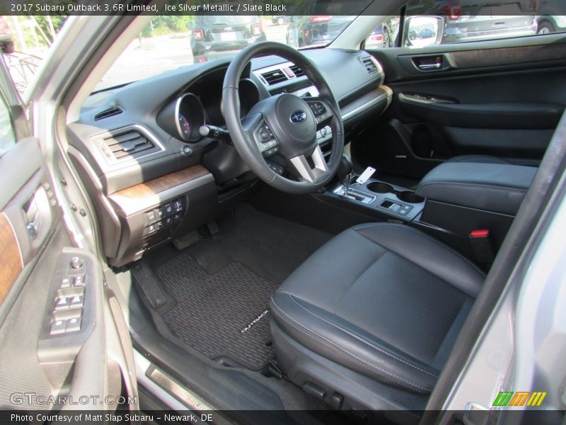 Ice Silver Metallic / Slate Black 2017 Subaru Outback 3.6R Limited