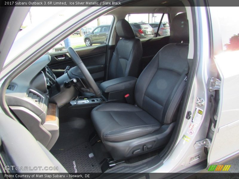 Ice Silver Metallic / Slate Black 2017 Subaru Outback 3.6R Limited