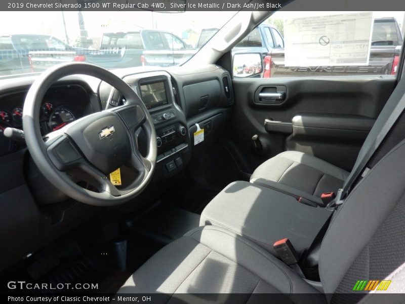 Silver Ice Metallic / Dark Ash/Jet Black 2019 Chevrolet Silverado 1500 WT Regular Cab 4WD