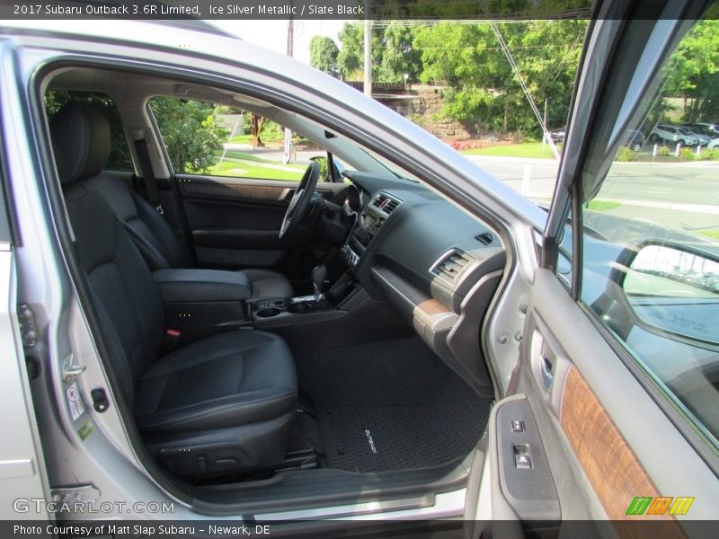 Ice Silver Metallic / Slate Black 2017 Subaru Outback 3.6R Limited